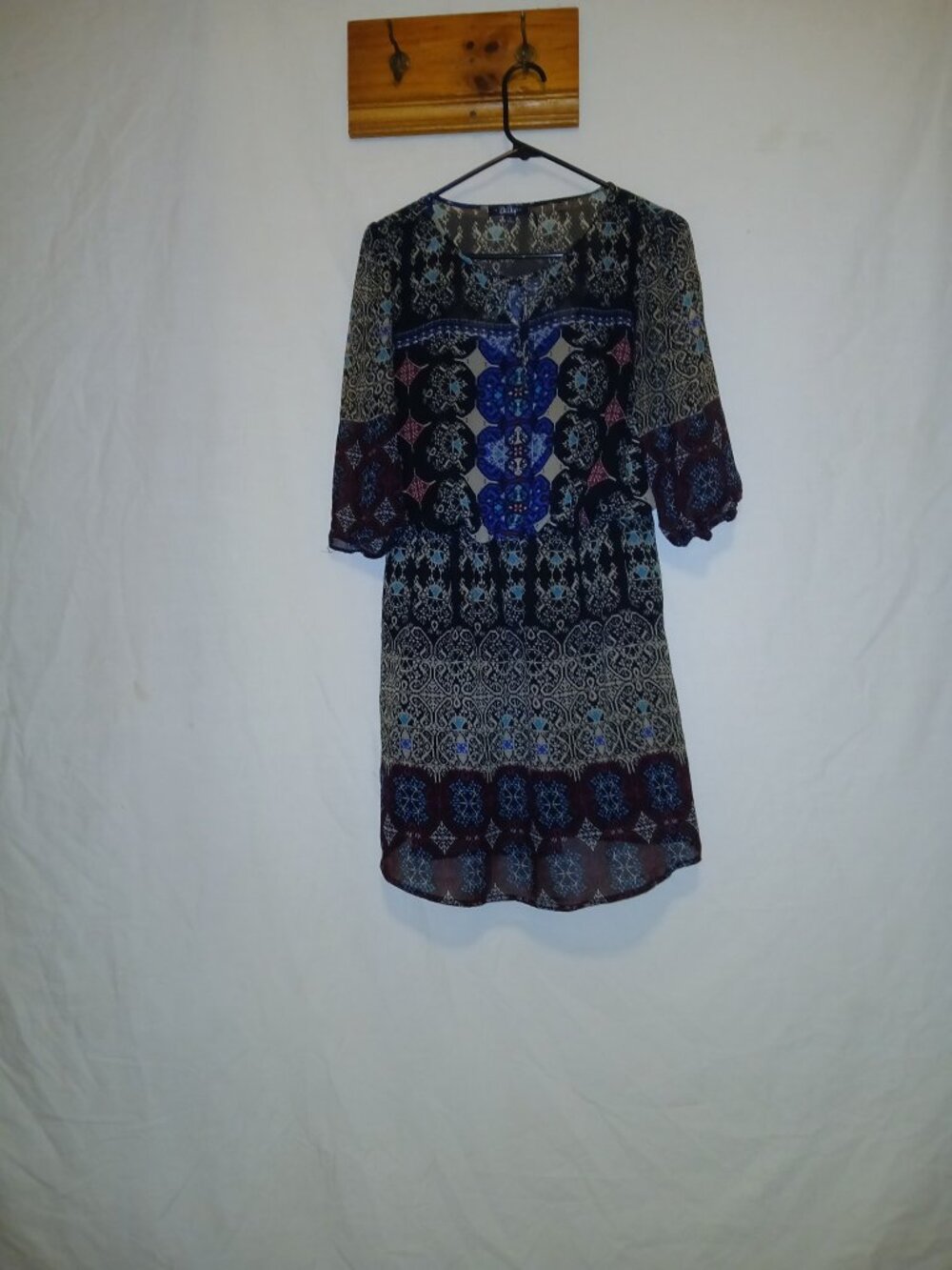 Be Bop Boho Print Tunic Dress